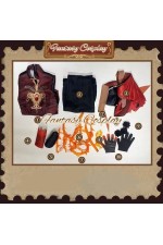 Identity V Knight Richard Sterling The Red Knight Cosplay Costume